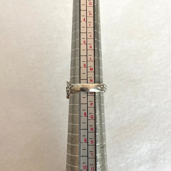 Sterling Silver 925 JED Joseph Demarco Emerald Panther Cheetah Band Ring Sz 7 - Picture 11 of 16